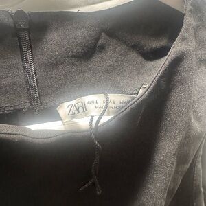 Zara Charcoal Black Dress